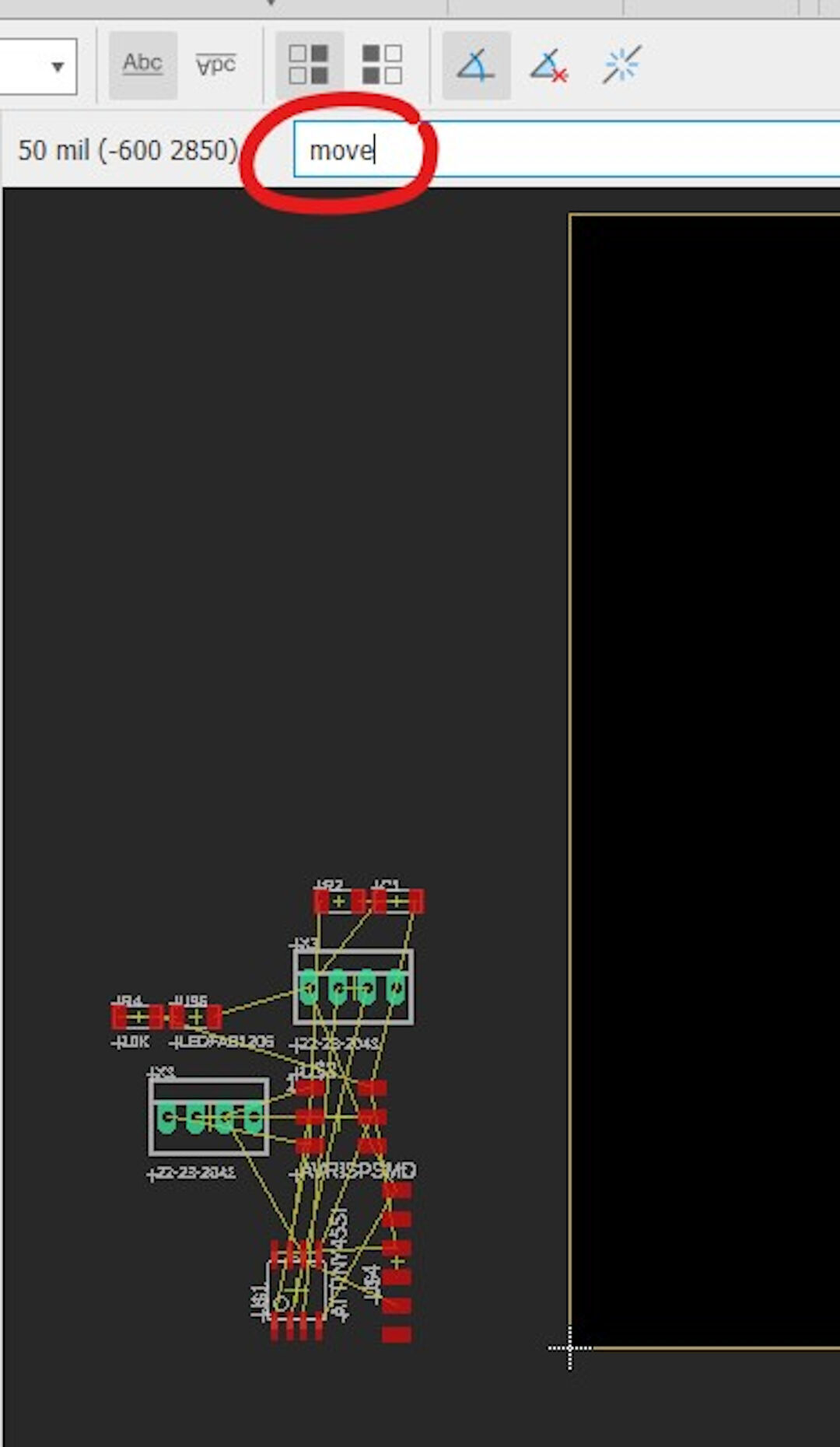 Eagle design step 3